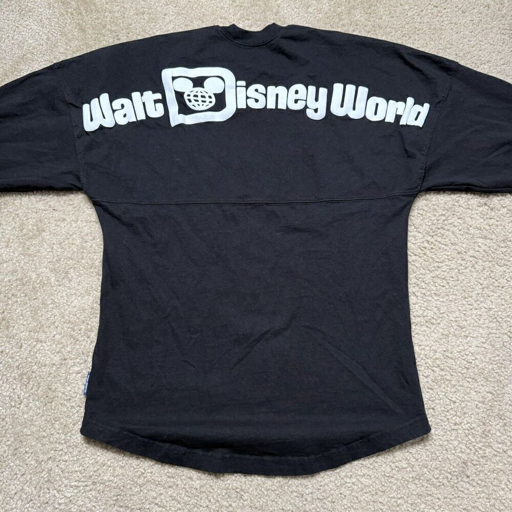 Walt Disney World Est 1971 Long Sleeve Shirt Adult Size XS Black Spirit Jersey
